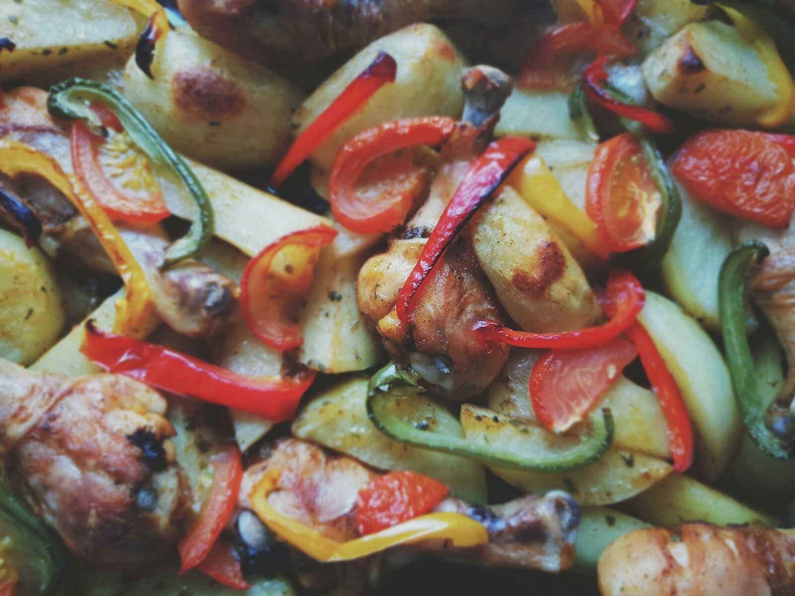 a close up of a plate of food with veggies